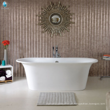 Design de banheiro cupc piscina exterior superfície sólida sólida banheira de resina de pedra calcária